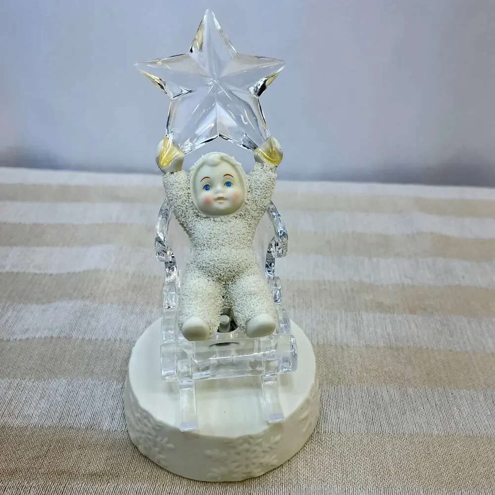 Department 56 Snowbabies A Baby for Every Day Saturday A Star to Behold Figurine